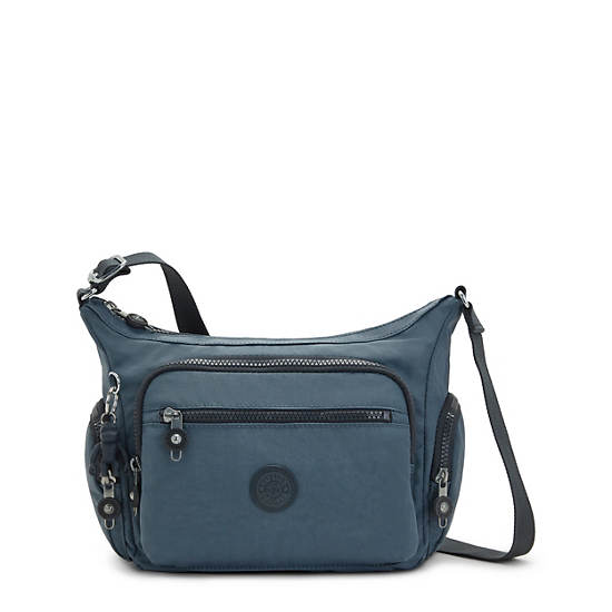 Kipling Gabbie Small Crossbody Táska Sötétkék Szürke | HU 1132PJ